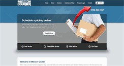 Desktop Screenshot of missioncourierinc.com